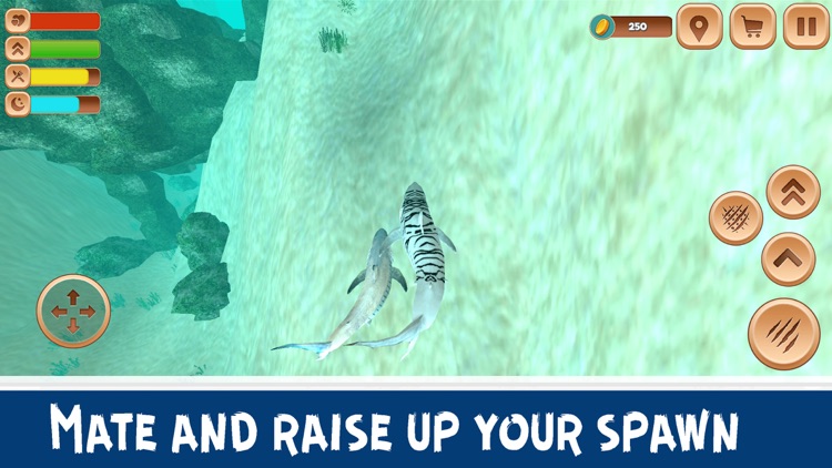 Giant Tiger Shark Simulator 3D
