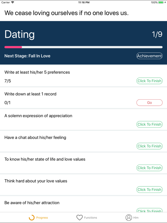 Screenshot #5 pour Loveprogress