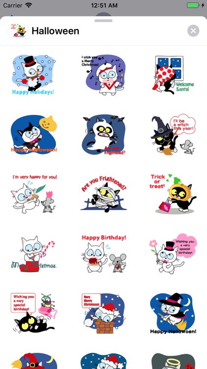 Happy Halloween Emo Sticker IM