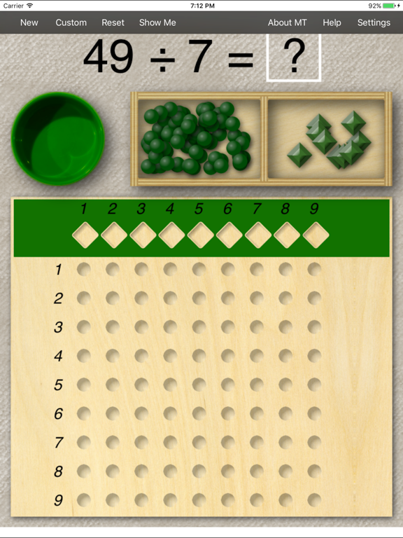 Screenshot #4 pour Montessori Division Board