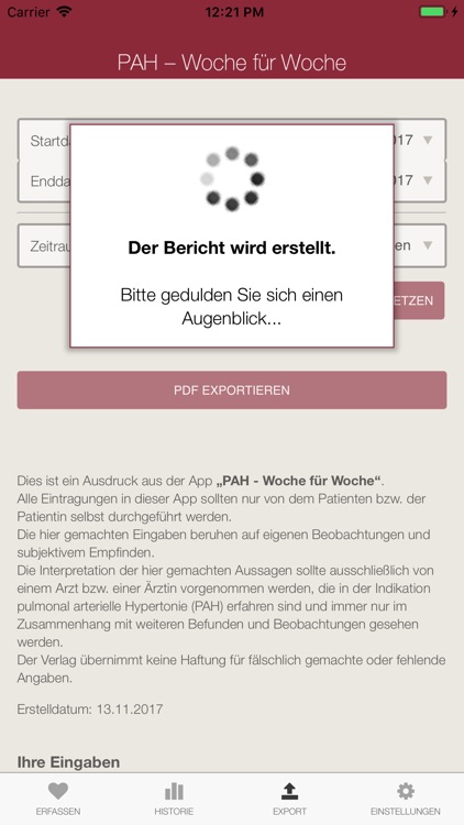 PAH - Woche für Woche