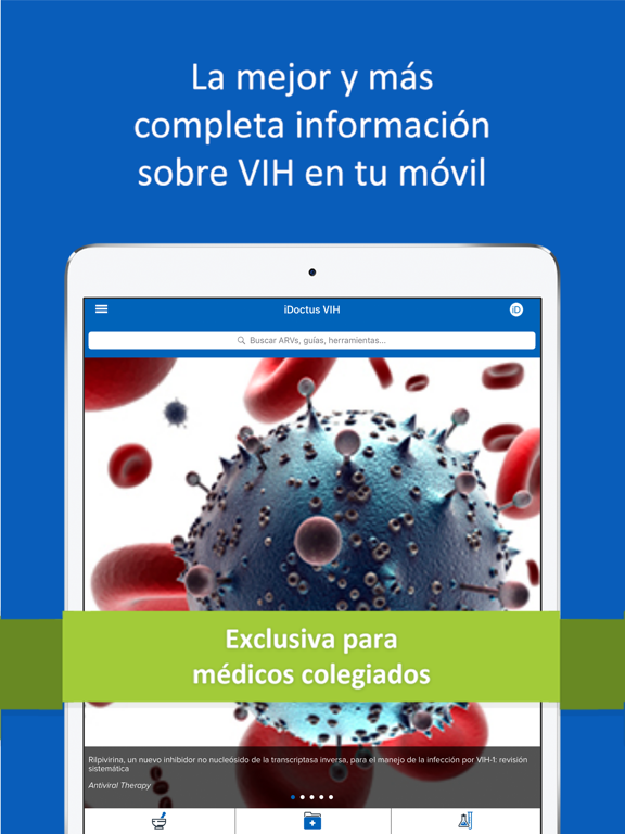 iDoctus VIH iPad screenshot 1 - Medical app