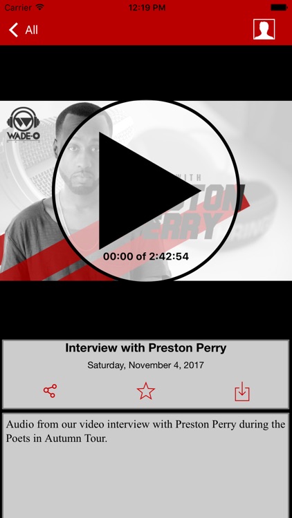 The Wade-O Radio App