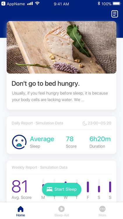 Tweak Sleep Tracker