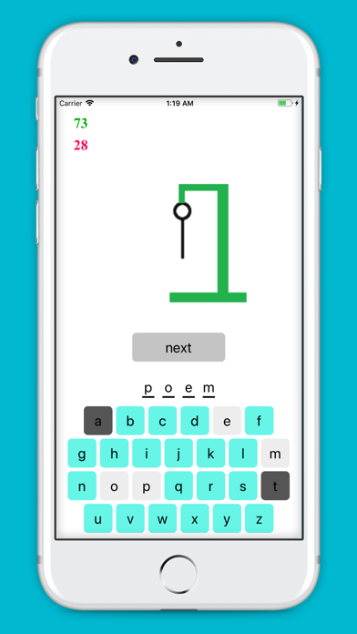 Hangman (word guessing game) screenshot 4