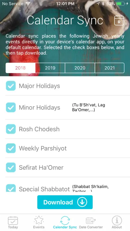Reform Luach screenshot 4 of 6