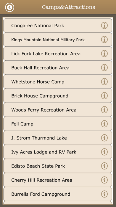 South Carolina -Camps & Trails screenshot 3