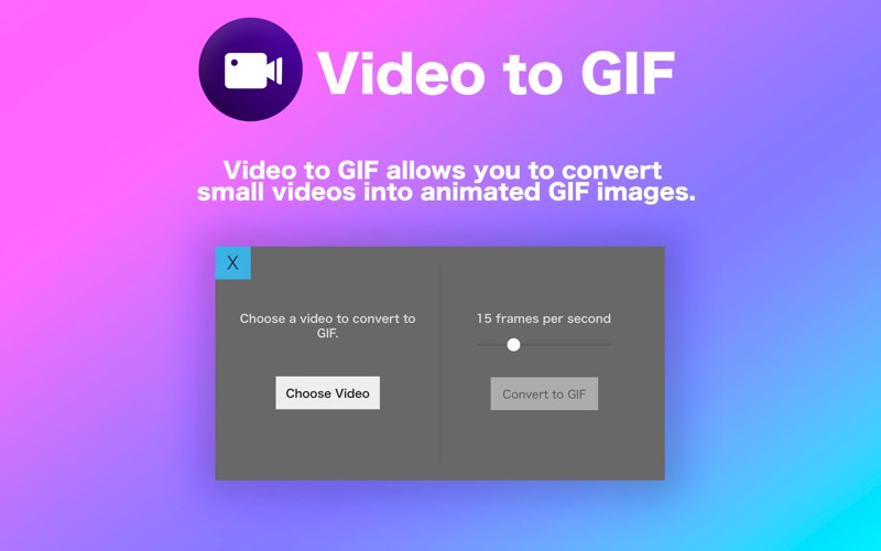 video to gif - simple gif converter iphone screenshot 1