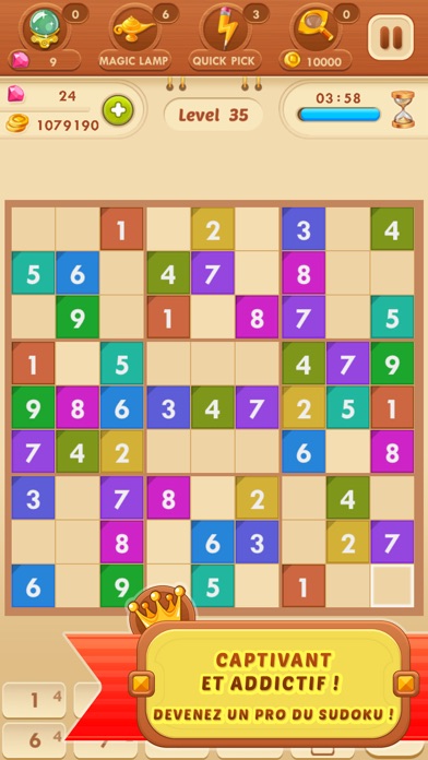 Screenshot #1 pour Sudoku Quest Color Number Game