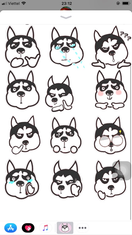 Shiba Emoji Animated Stickers