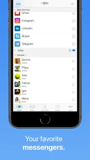 im+ pro social aggregator iphone screenshot 2