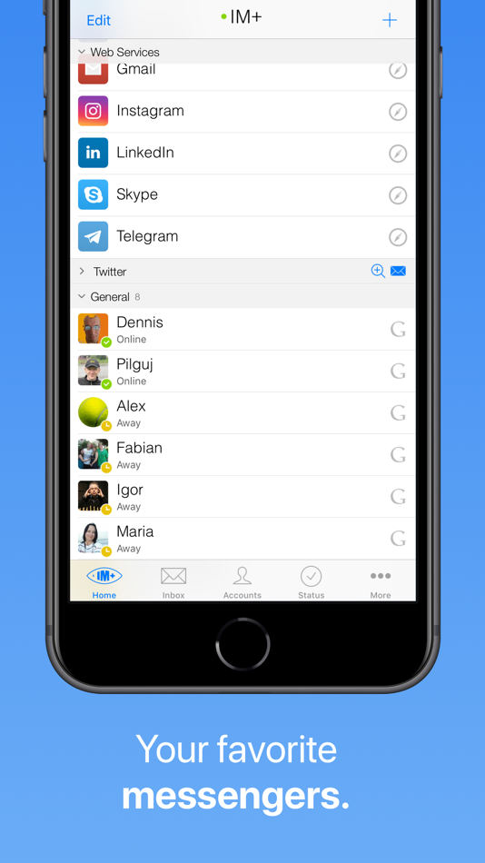 #2. IM+ Pro Social Aggregator (iOS) Podle: SHAPE GmbH
