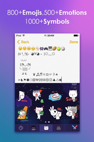 iKeyboard -Cool Keyboard Theme - náhled