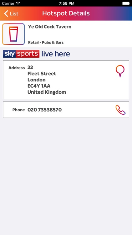 Sky WiFi Finder – with Sky Sports hotspot venues