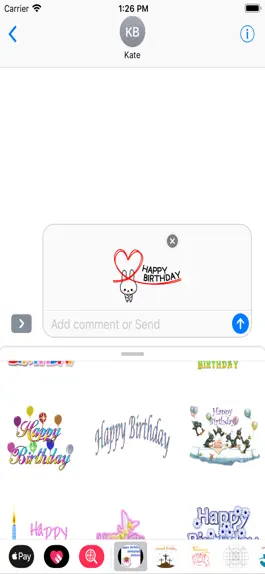 Game screenshot birthday animated stickers mod apk