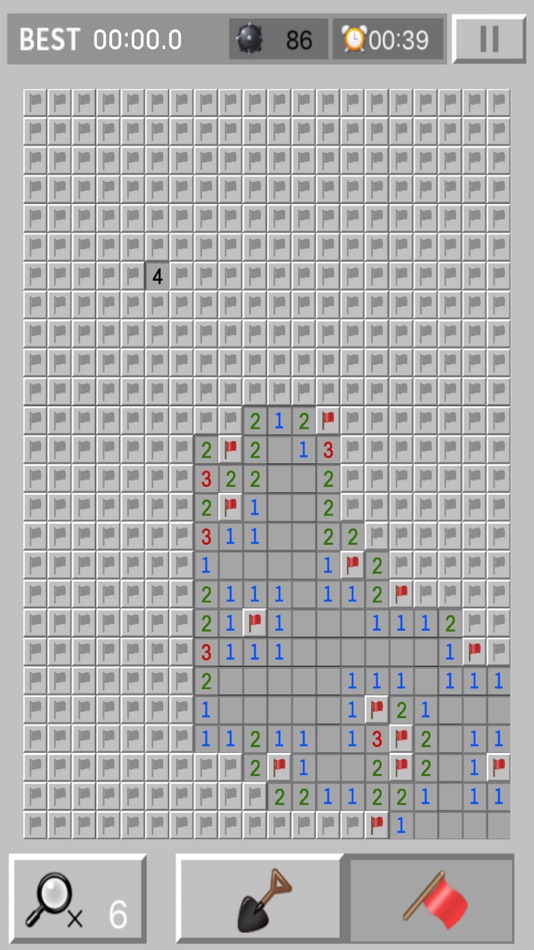 #2. Minesweeper King (iOS) 由: MOBIRIX