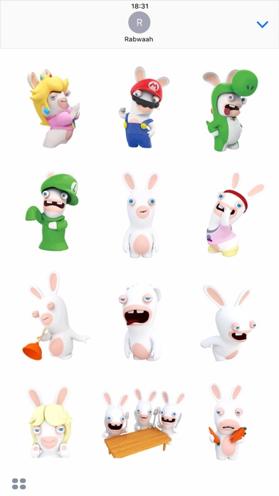 Rabbids Stickersのスクリーンショット2 Rabbids Stickersのスクリーンショット2