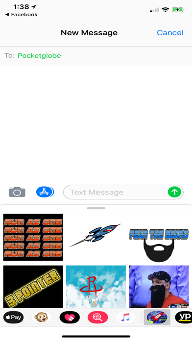 Screenshot 2 of Houston Basketball Sticker App App