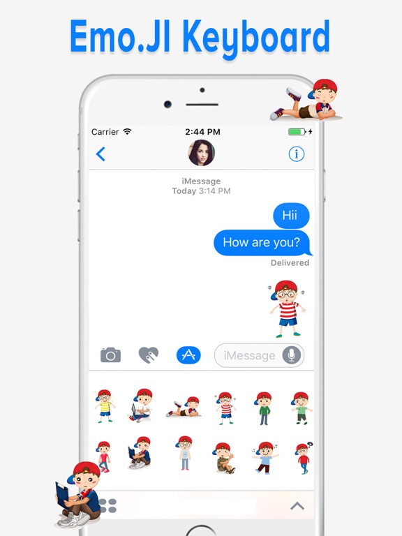Screenshot #4 pour Emoji Keyboard - Autocollants