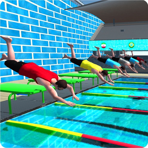 Water Swimming Diving Race