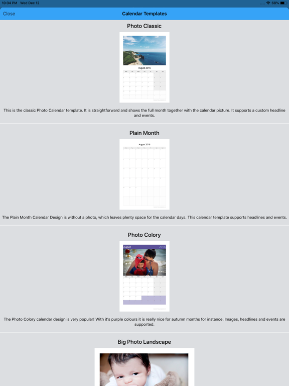 Screenshot #5 pour Pically – PDF Calendar Maker