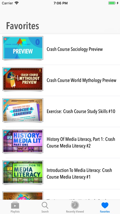 CrashCourse Video Series screenshot-4
