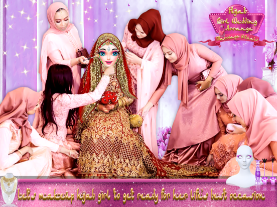 Hijab Wedding Girl Rituals iPad screenshot