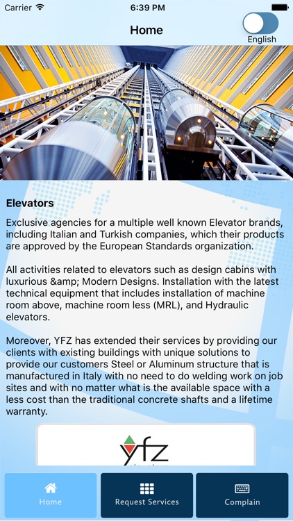 YFZ Elevators