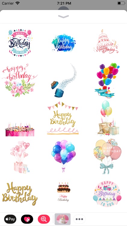 Birthday Wishes 2018 Stickers
