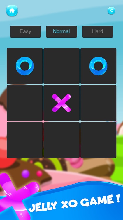 XO Tic tac toe ! Jelly Edition