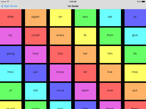 Sight Words Free - Dolch words cards to teach kids how to read, learn, and memorize the most common words, alphabet, and numbers. Education