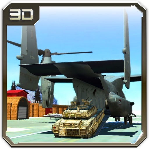 US Military Transporter Simulator & Flying Sim icon