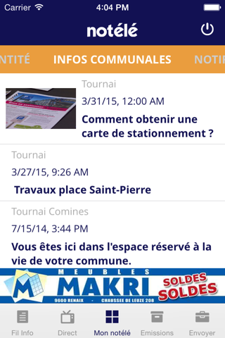 Notélé News screenshot 3