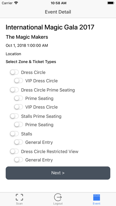 Screenshot #2 pour Buy Tickets