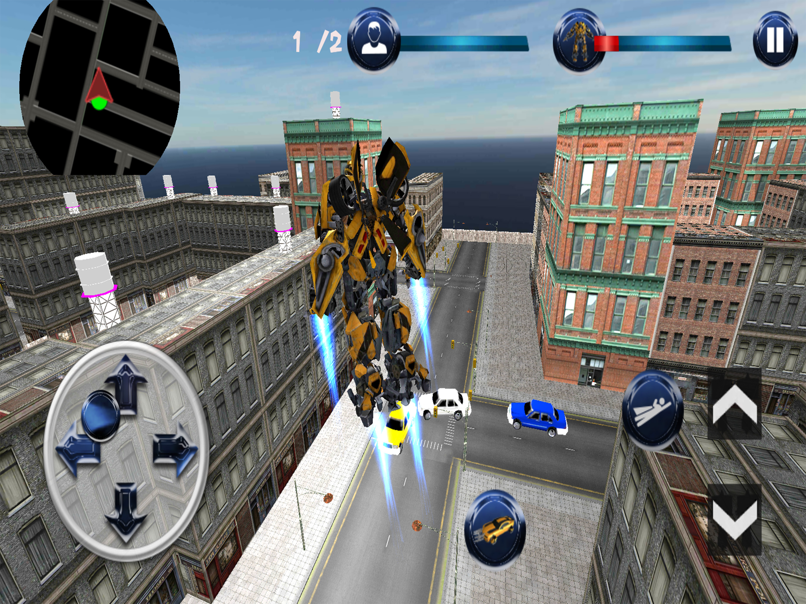 Future Flying City Robot screenshot 10