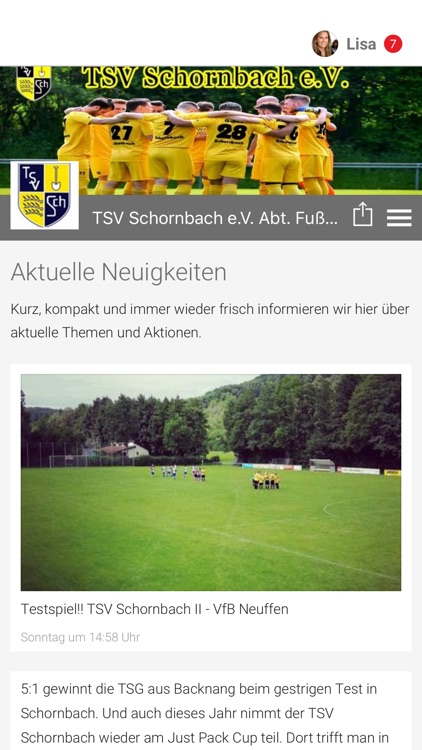 TSV Schornbach Fußball