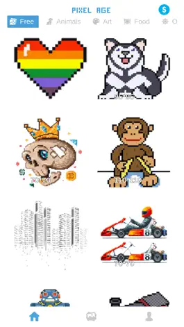 Game screenshot Pixel Age: Color by number apk