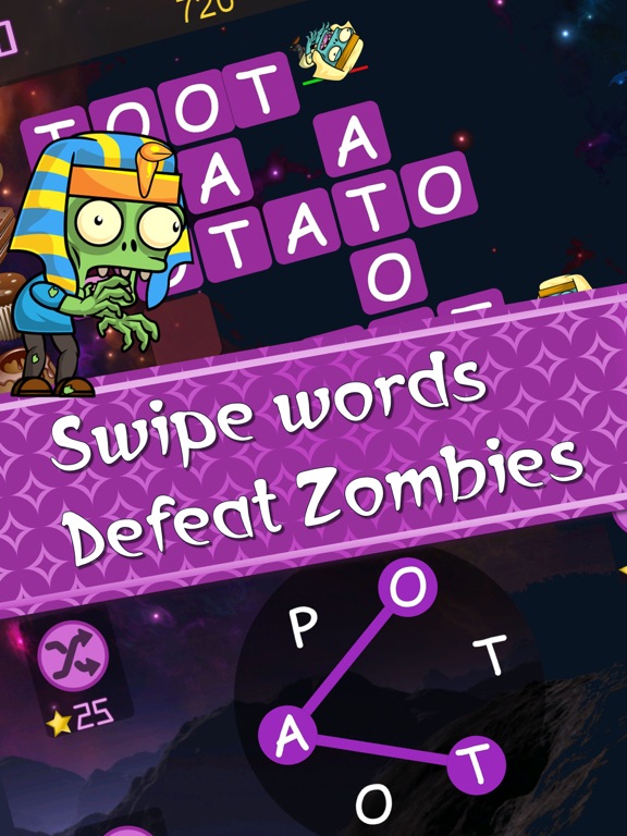 Screenshot #4 pour Words v Zombies - wordy puzzle