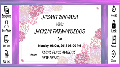 Party & Wedding Card Maker iPhone screenshot