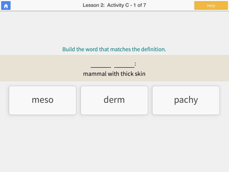 Word Roots Level 3 Lite screenshot-3