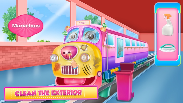 Train Cleaning and Fixing