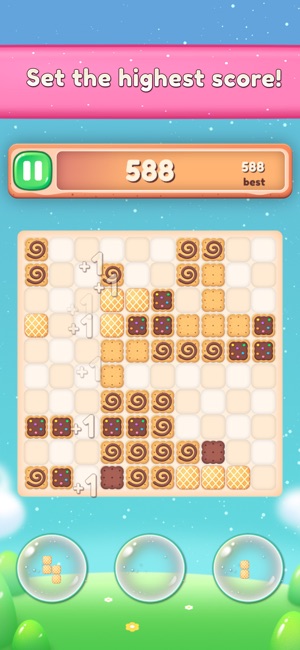 1000 Cookies - yummy puzzle截图