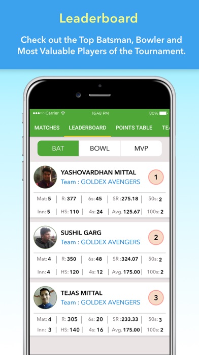 CricSync - Cricket Scoring App Screenshot