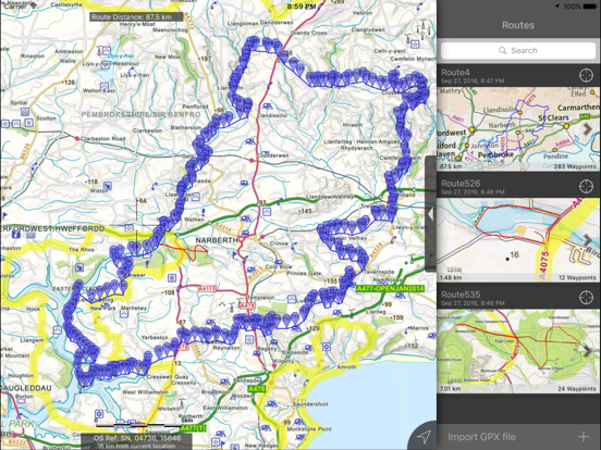 Screenshot #4 pour Pembrokeshire Coast Maps