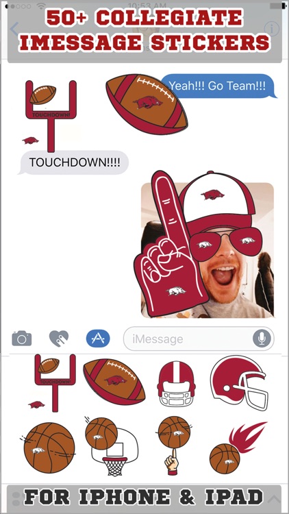 Arkansas Razorbacks PLUS Stickers