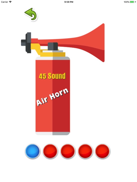 Real Air Horn 45 Funny Sound iPad screenshot 3 - Music app