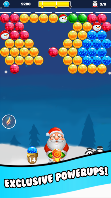 Screenshot #3 pour Christmas Bubble Shooter Game