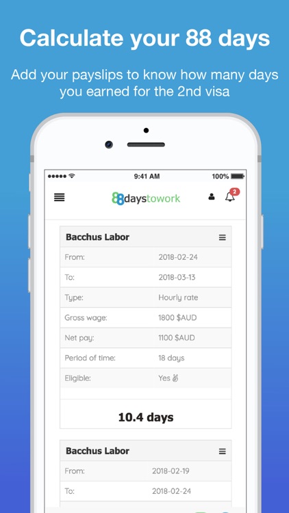 88 Days to work screenshot-3