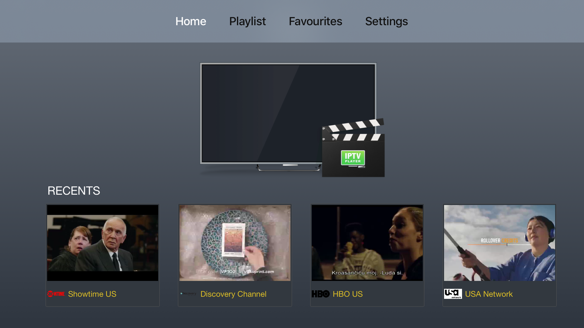 IPTV Player: play m3u playlist