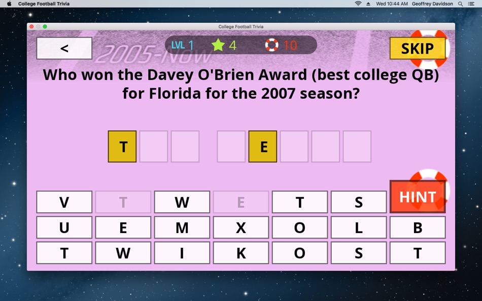 College Football Trivia - 2.2 - (macOS)